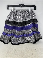 Native American Seminole Miccosukee Patchwork Handmade Cheetah Girl Skirt 55 