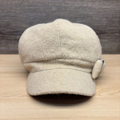 Atelier Lucas London Ivory Sculptural Beret Newsboy Cap Robinson’s California Vi s-l400.jpg main image 4