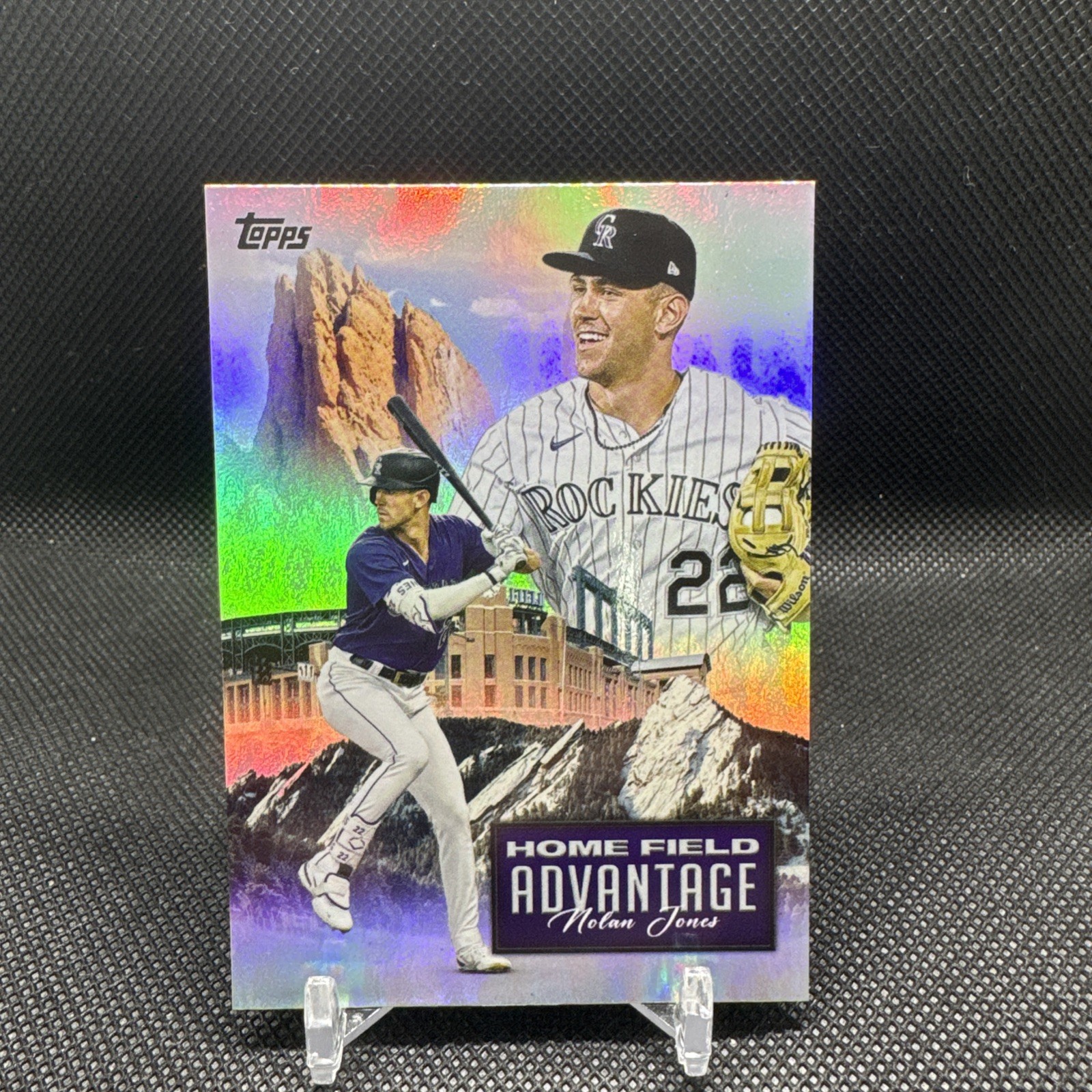 Nolan Jones CASE HIT! 2024 Topps Update #HFA-26 Home Field Advantage