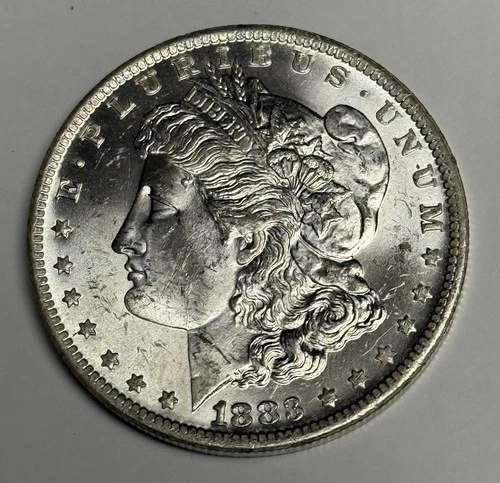 GEM BU 1883-O Morgan Silver Dollar (Blast White, All Original), U.S. $1 Coin
