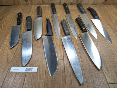 Beschädigtes Konvolut Kochmesser Henckels Set aus Japan TW655