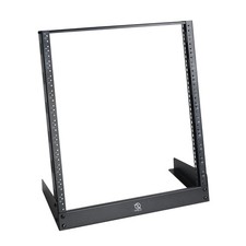 12U Desktop Rack for Audio  Network Devices 19 Inch 2 Post Open Frame Shelf ...