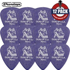 12-PACK Dunlop 417P.96 Gator Grip .96mm Guitar Picks Violet