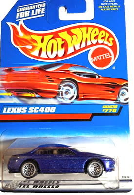 VTG Hot Wheels Mainline Series Lexus SC400 Diecast 1:64 Scale Car