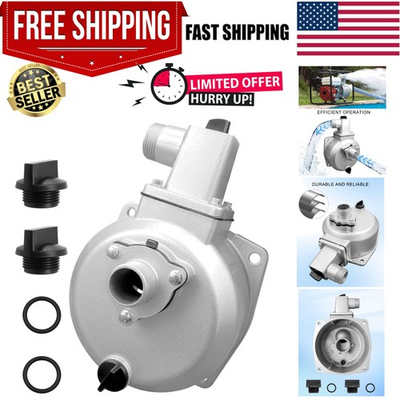 #ad #ad 1” Water Pump Body Housing Replacement with 4 Plugs Fit for Predator Pacific ... $53.67