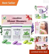 6 Pack Shower Steamers with Eucalyptus, Lavender Mint - Stress Relief Gifts