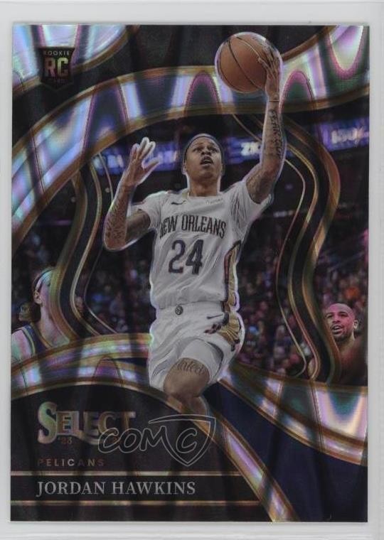 2023-24 Panini Select Courtside Tectonic Prizm Jordan Hawkins #280 Rookie RC