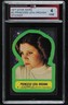 1977 Star Wars Stickers Princess Leia Organa #2 KSA 4 d8k