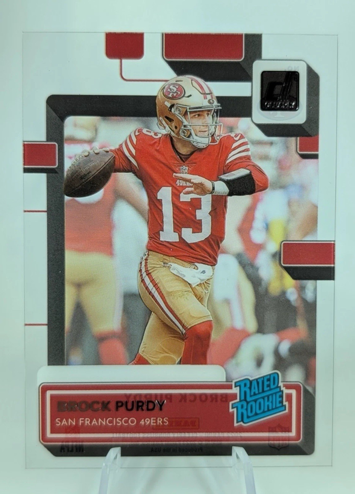 2022 Clearly Donruss Brock Purdy Rated Rookie #99 - 49ers