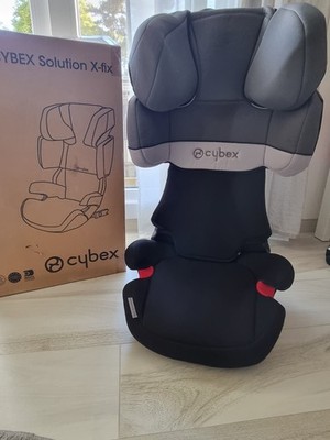 Cybex Solution X - Fix Schwarz/Grau; gepflegter Zustand; gebraucht