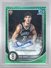 Ben Saraf 1st Bowman Auto Green Mojo Refractor /99 Nets - 2026 Bowman Basketball