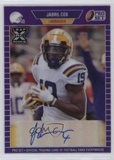 2021 Leaf Pro Set Metal 1989 Purple Rainbow 44/50 Jabril Cox #PA-JC1 Auto 4f5