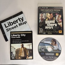 Grand Theft Auto IV Complete Edition PS3 PlayStation 3 Complete In Box, Map CIB