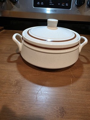 Autumn Collection Stoneware Casserole with Lid, Oven Safe, Made in Japan
