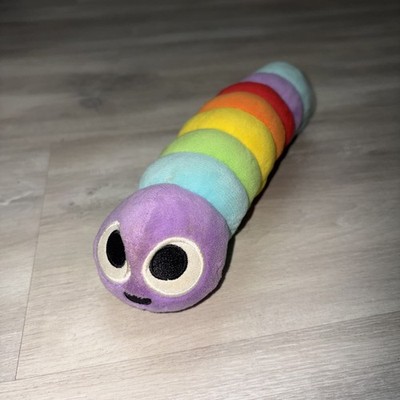 Slither.io Rainbow Worm Plush 8.5'' Long Bendable Toy Game Gaming Stuffie