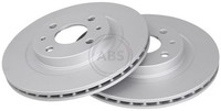 2X A.B.S. Bremsscheibe 17342 FüR Lada Priora 112 110 1117 111 Kalina 1119 2112 2