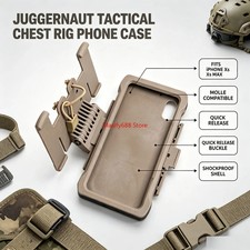 Tactical Vest Molle Chest Mount Phone Case Protective Cover for Ip-hone XS / MAX