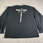 VTG Orange County Choppers Shirt Mens 2XL Black Long Sleeve Graphic Biker Moto