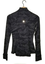 Lululemon DEFINE Jacket Heritage 365 Camo Deep Coal Multi Luxtreme Vented Size 4