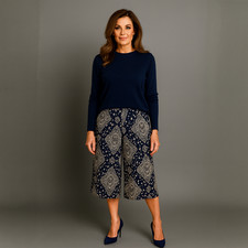 WOMENS CULOTTES  LADIES MORROCAN TILE PLUS SIZE  SHORTS PLUS SIZE