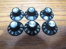 1963-67  Fender Blackface Amplifier Knobs.........SOLD INDIVIDUALLY