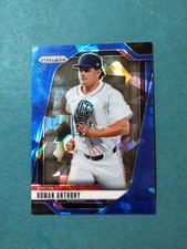 Roman Anthony #266 (RC) Blue Ice Prizm 2025 Panini Prizm