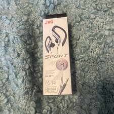 JVC HA-EB75 RP In-Ear Sweat Resistant Sports Headphones with Adjustable Clip