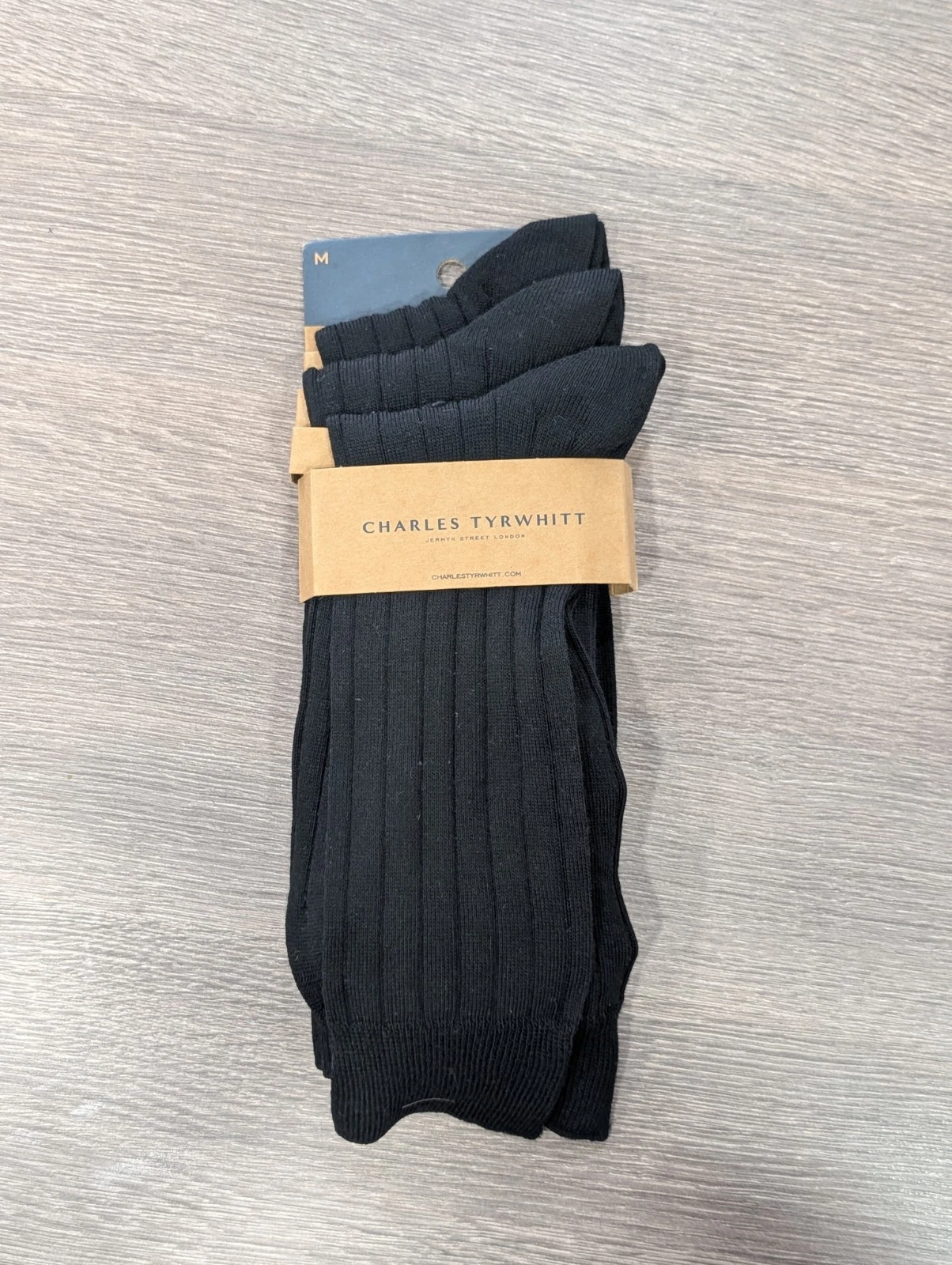 NWT Charles Tyrwhitt Dress Socks Mens 6-10 Merino Wool Blend Preppy Knee High