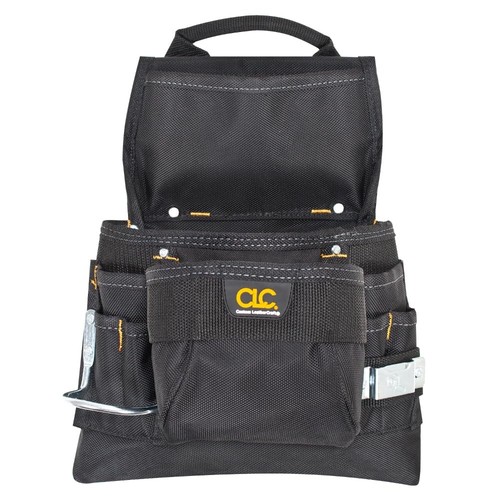 CLC 5833 Ballistic Poly Nail And Tool Bag, 9 Pocket