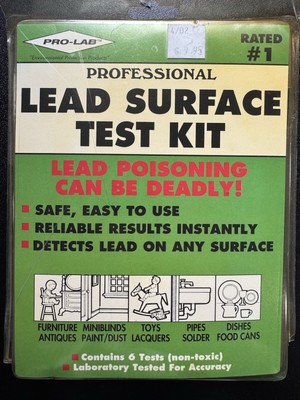 Vintage Pro-Lab Professional Lead Surface Test Kit With 6 Tests