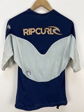 Rip Curl Pro Rashguard Surf Swim Shirt Blue Size L Mens