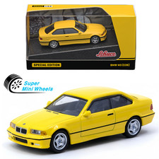 Schuco 1:64 BMW M3 E36 Yellow Diecast Model