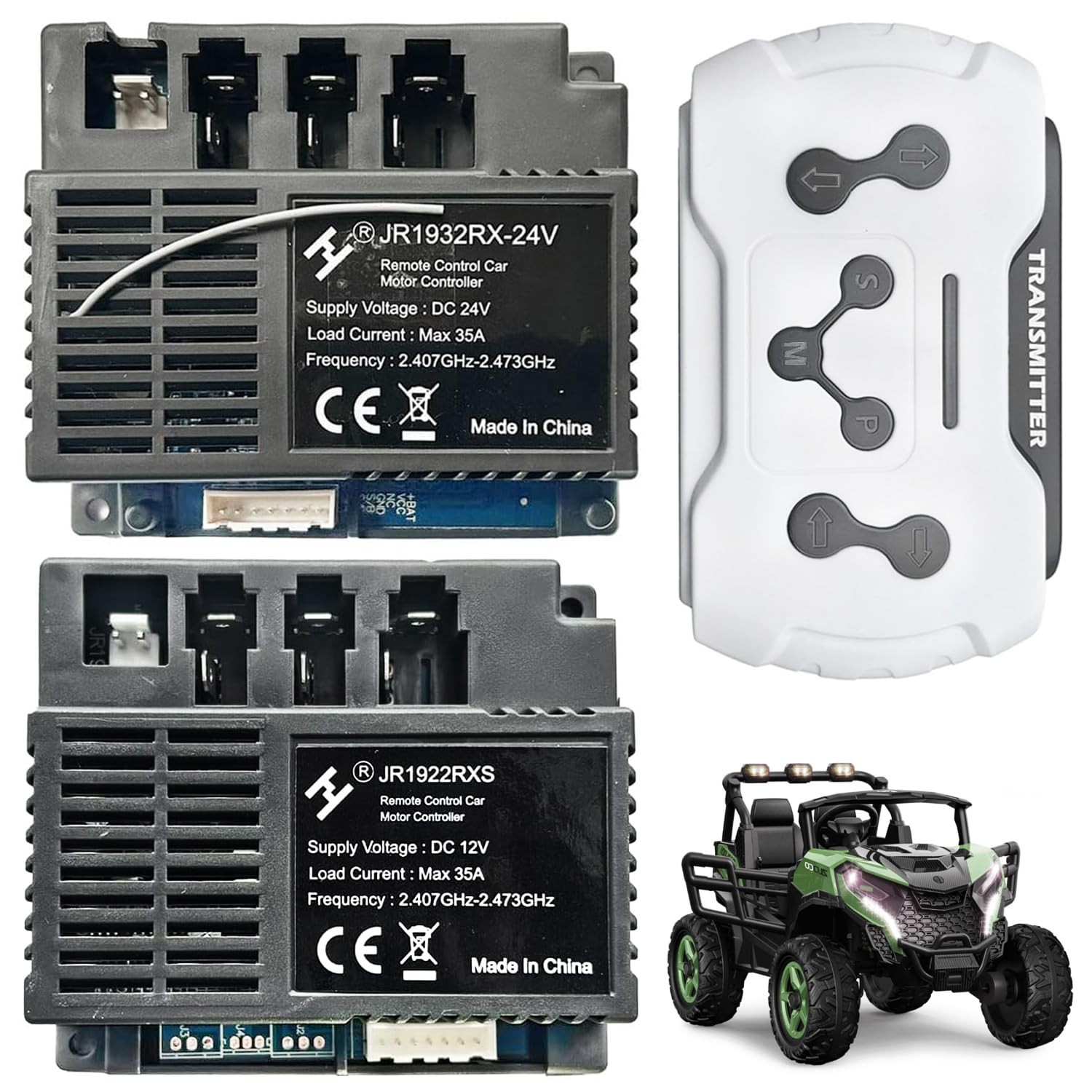 Control Box With Remote Control,24volt High Power