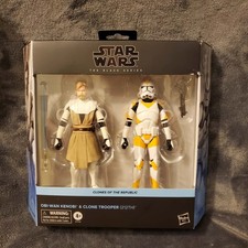 Star Wars Black Series Obi-Wan Kenobi 212th Clone Trooper SEALED FIGURE 2 PACK