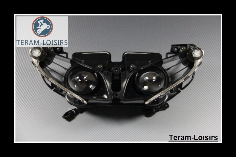 Phare avant pour moto YAMAHA R1 années 2013 et 2014 optique de rechange NEUF