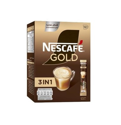6 Box NESCAFE Gold 3 In 1 Instant Coffee 72 Sticks x 21 g Fast