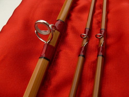 Pêche CANNE MOUCHE Bambou 7'2 Fly rod fishing bamboo cane Pezon et Michel Blank - Photo 22/24