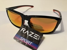 RAZE Eyewear Sunglasses Journey Mirrored Black Red Frame 26113