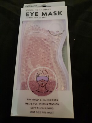 NEW Therawell Cooling Therapy Eye Mask - Hot & Cold PINK & Plush NIB