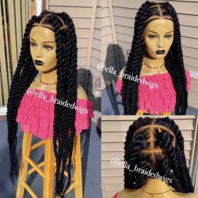 Full lace jumbo twists wig Amazon.com : Wow Braids 36 main image 3
