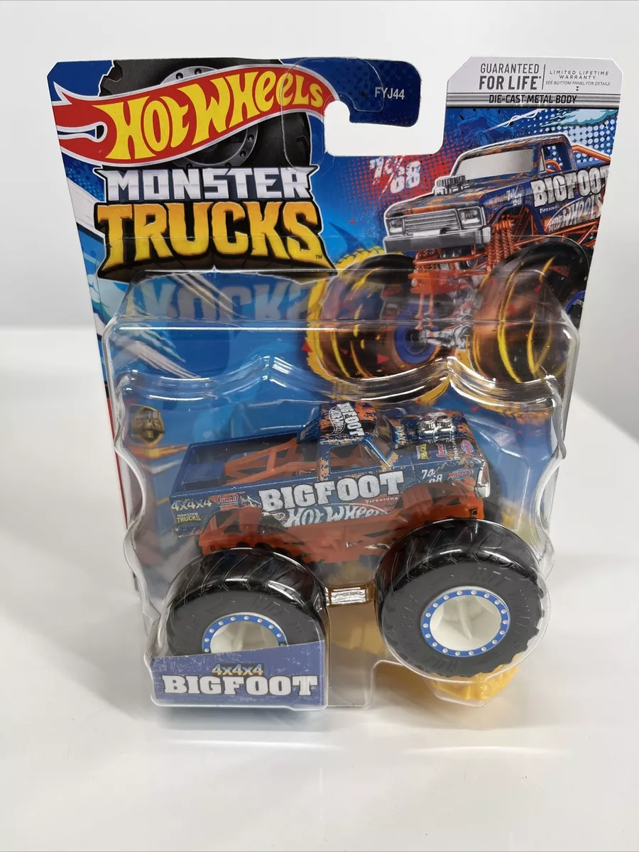 Hot Wheels Car Monster Trucks Big Foot Connect And Crash Car Collector  Edition Metal Diecast Model Cars Kids Toys Gift