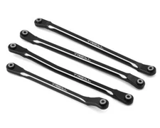 Treal Hobby SCX6 Aluminum Upper Links Set (Black) (Std Length) (4) [TLHTSCX6-70]
