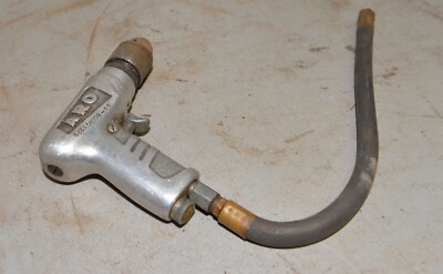 ARO 2500 rpm pneumatic air drill aircraft tool 3/8'' chuck vintage collectible 