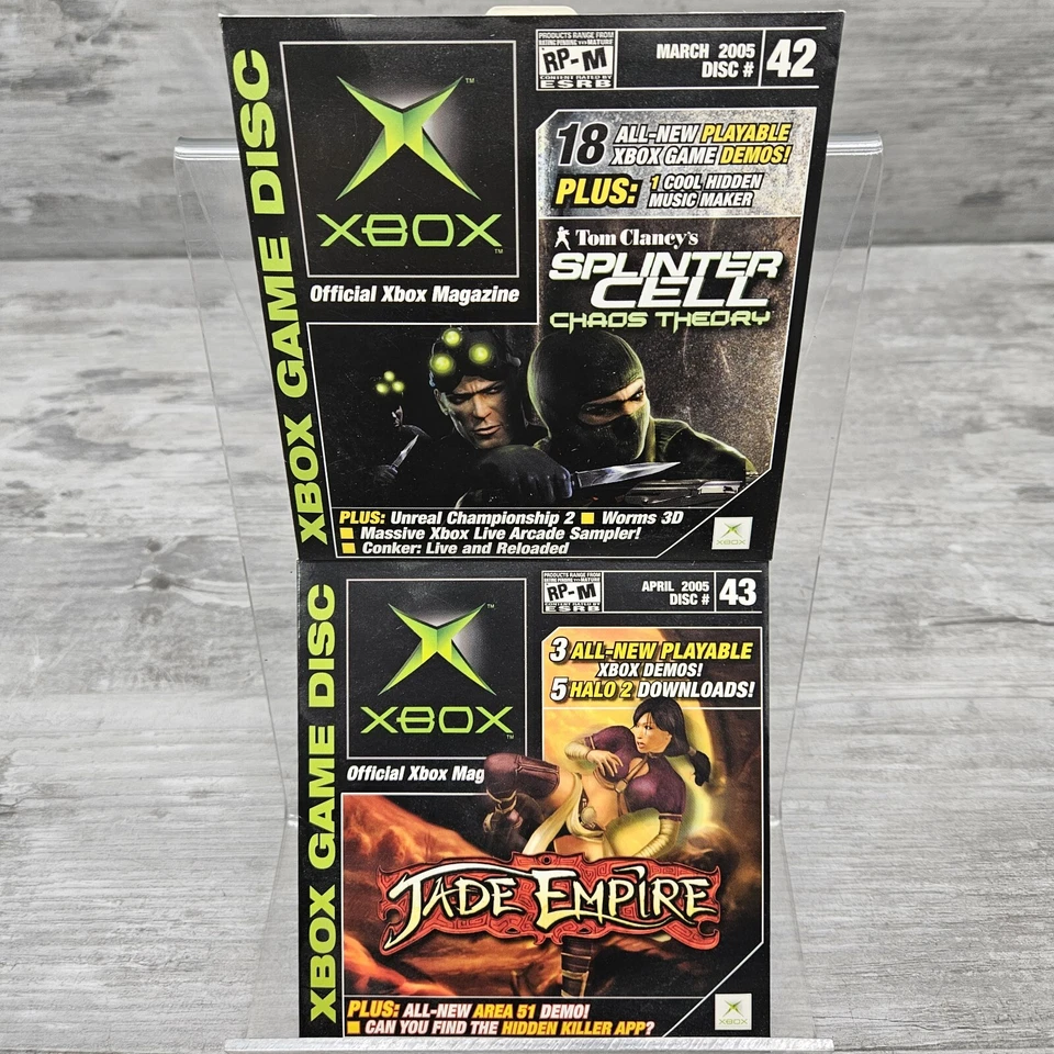 Official Xbox Magazine Demo Game Disc Lot (13) 2005 Complete Year + Holiday Disc - Image 4 of 4