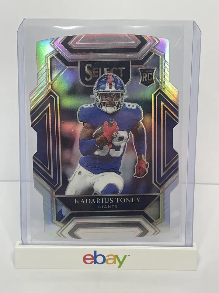2021 Panini Select Club Level Silver Die-Cut Prizm Rookie Kadarius Toney #252