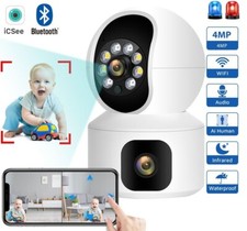 4MP WiFi Surveillance Camera Baby Monitor Indoor Mini PTZ Security IP SmartCam
