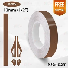 BROWN 1/2" 12mm PIN STRIPE Car Model Bike Streamline TAPE Decal Vinyl Sticker