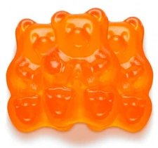 Albanese Ornery Orange Bears Gummy Gummies Candy Candies 5 Pounds Free Shipping