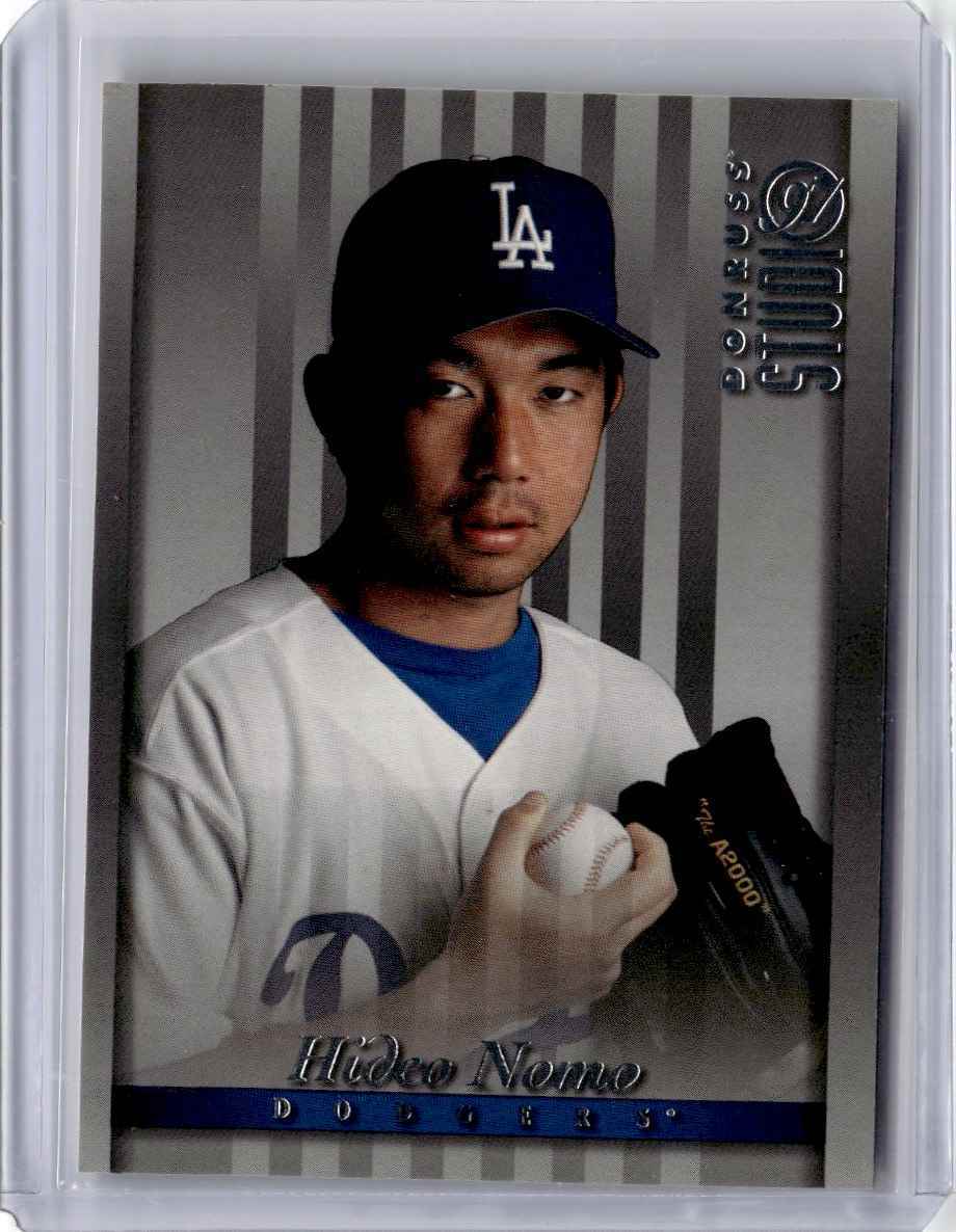 1997 Studio Hideo Nomo Baseball Card Los Angeles Dodgers #73