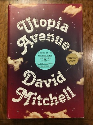 SIGNED Utopia Avenue by David Mitchell (2020, Hardcover) 1st Edition & Printing